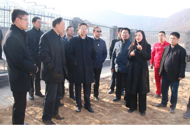 中央第六EVO厅督察组视察康坪村给排水及生涯污水处置工程