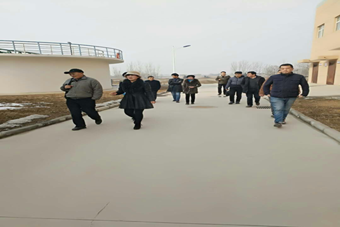 EVO厅部“水十条”查核水传染防治督察组到水环境公司大荔县经开区污水厂查抄工作