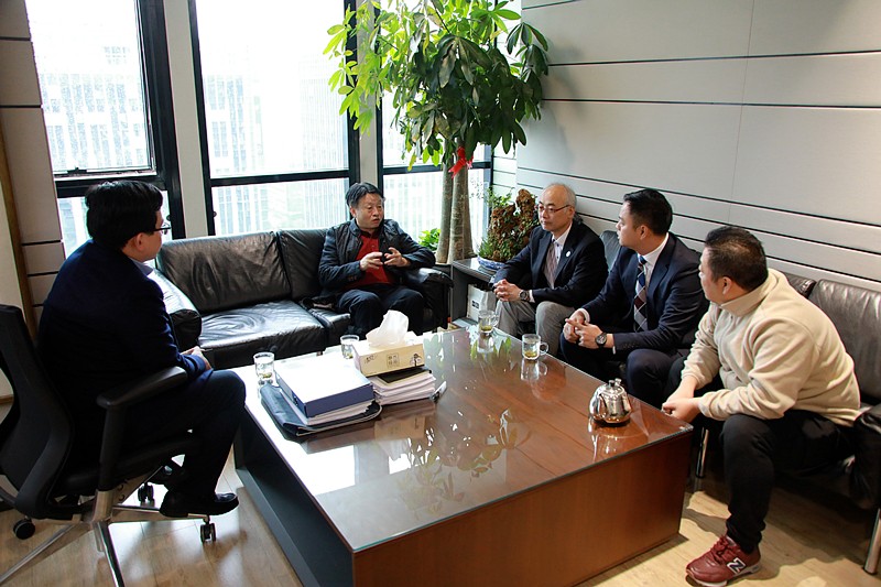 熊良虎会见日本康肯工程技术公经理事斋藤文彦
