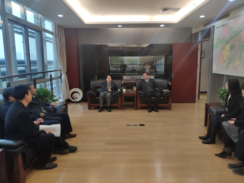 顾峰拜会西安国际港务区管委会辅导并赴省生态环境多创空间调研