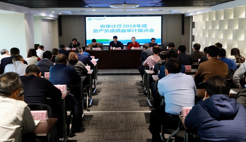 省审计厅对陕西EVO厅集团2018年度资产负债损益审计撤点会召开
