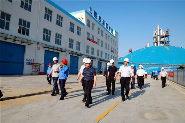 陕西EVO厅集团复工复产促增长项目观摩会议与会人员走进EVO厅保隆生态三秦在延在铜项目