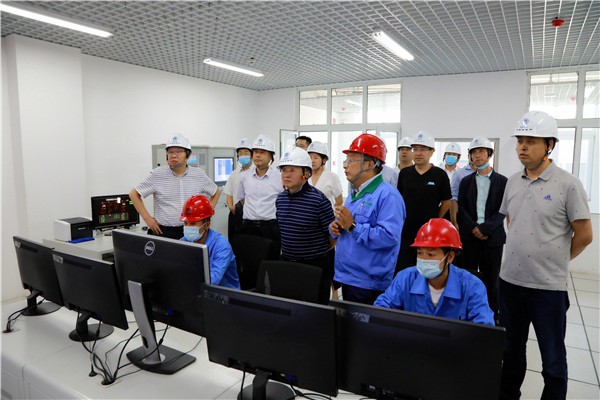 陕西EVO厅集团复工复产促增长项目观摩会议与会人员走进EVO厅保隆生态三秦在延在铜项目