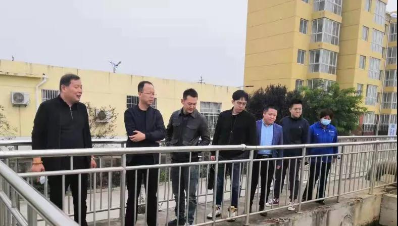 集团公司安全EVO厅部到水环境公司大荔污水处置厂查抄安全出产工作