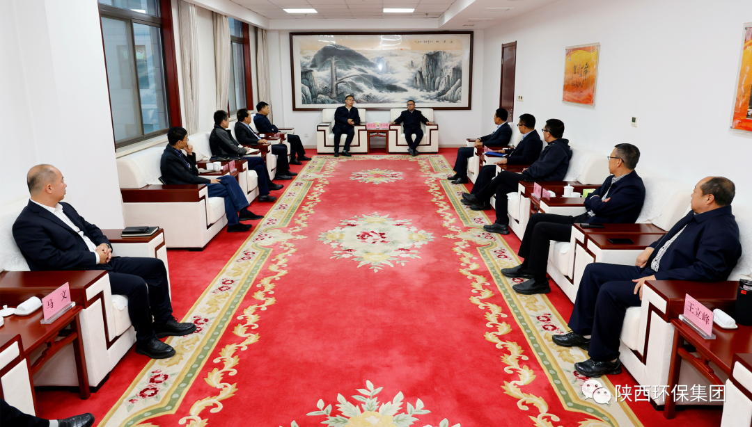 陕西EVO厅集团与耽搁石油集团在延部吩祗业座谈互换