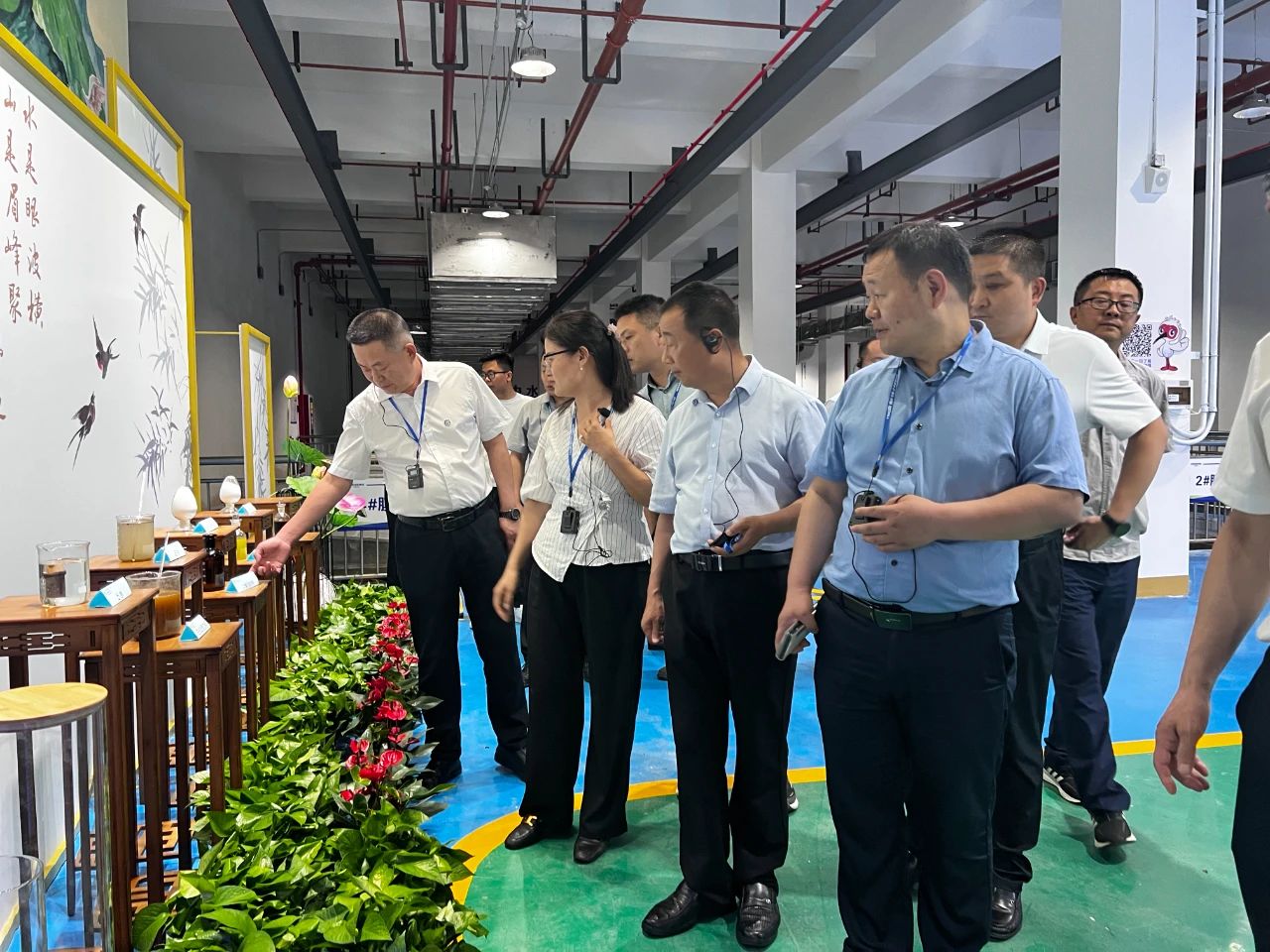 安康市生态环境局到水环境公司互换座谈