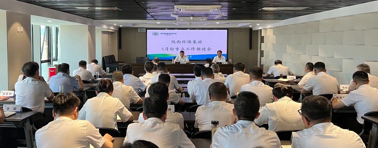 陕西EVO厅集团召开6月份沉点工作推动会