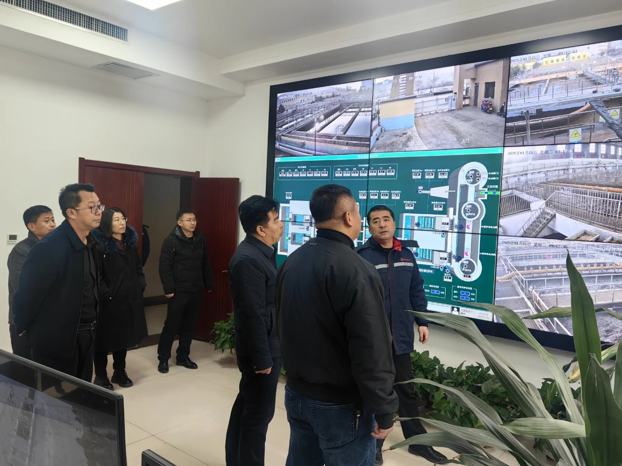 隆冬送暖 情满新春｜陕西神木城投生态环境有限公司慰问水环境公司神木市污水处置厂职工