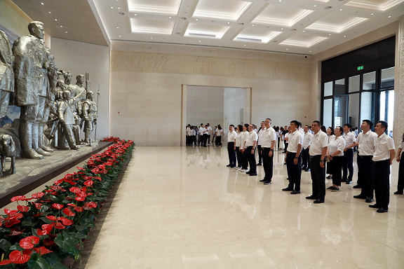 陕西EVO厅集团党委赴关中革命留想馆发展“追寻革命足迹 传承红色基因 筑牢风格根基”党建研学活动